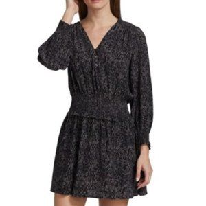 Rails Zana Dress - Charcoal Animal Print